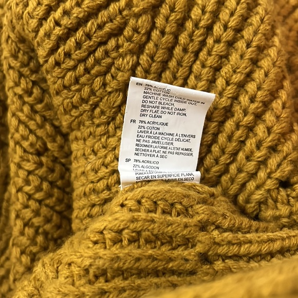 Mustard Knit Sweater - Picture 4 of 4